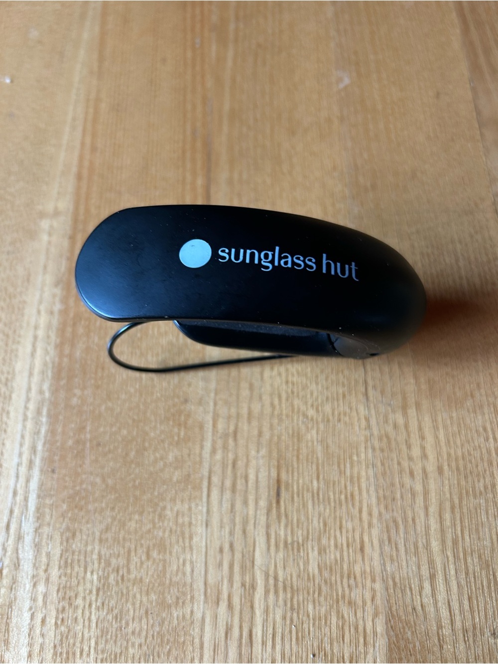 Black Clip-On Sunglasses Case